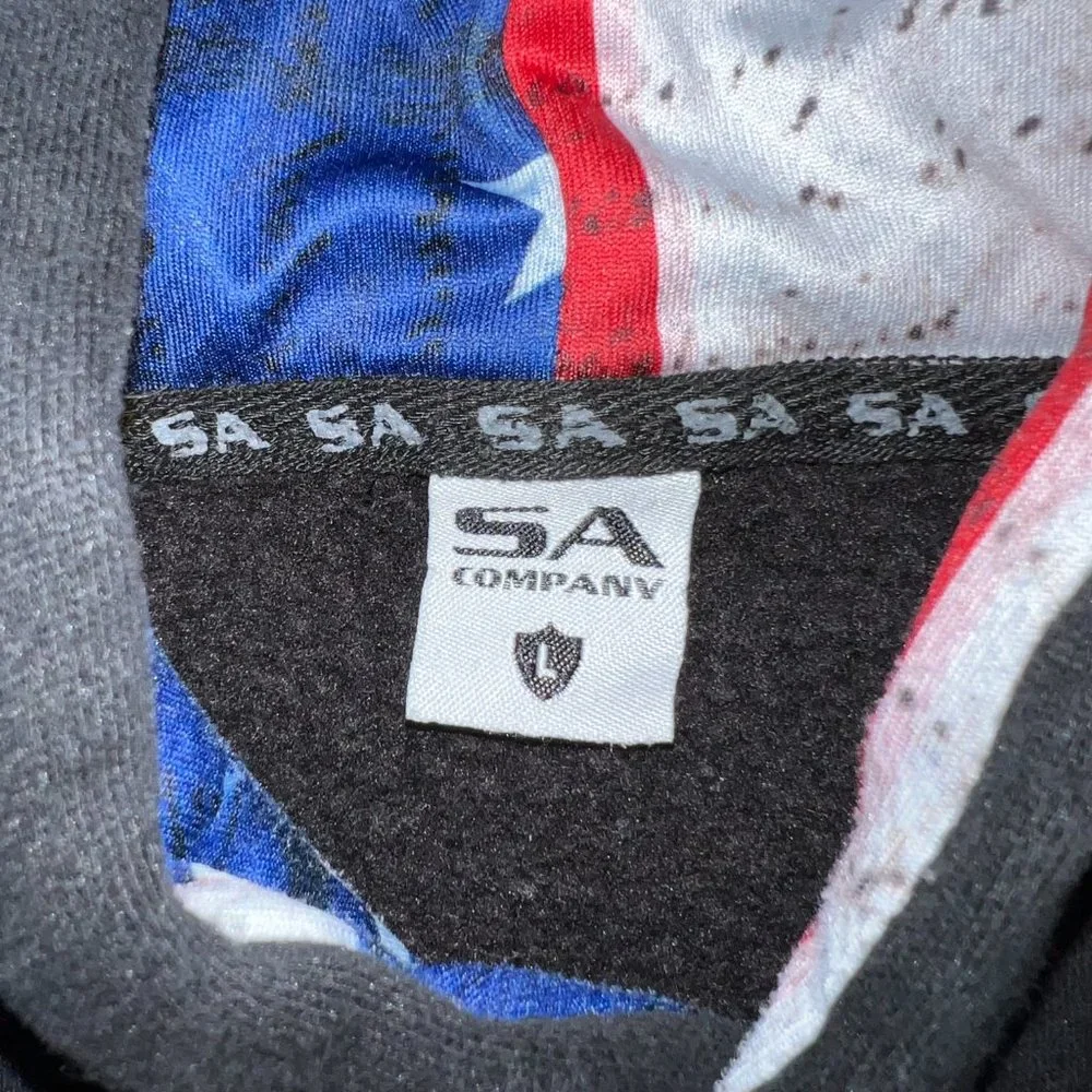 Soul of Adventure Men's Classic Hoodie American Flag Shield Large SA Fishing - Picture 5 of 7